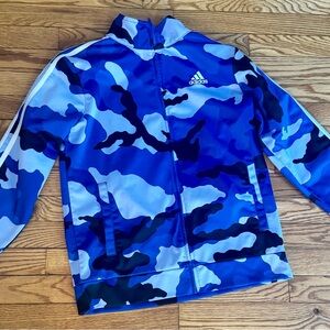 Adidas Boys Zip Up Jacket